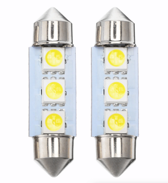 14Pcs T10 36mm LED Interior Car Accessories Kit Map Dome License Plate