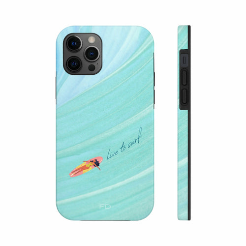 Live to Surf iPhone Case – Stylish, Durable Protection