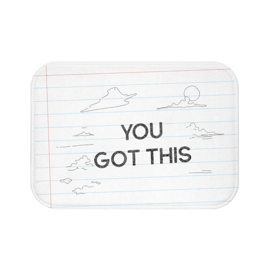 You Got This Pencil Font Bath Mat