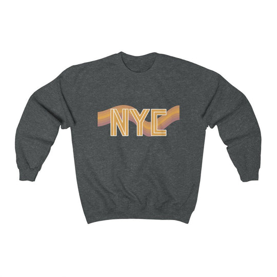 Womens NYC Retro 70's Crewneck Sweatshirt.