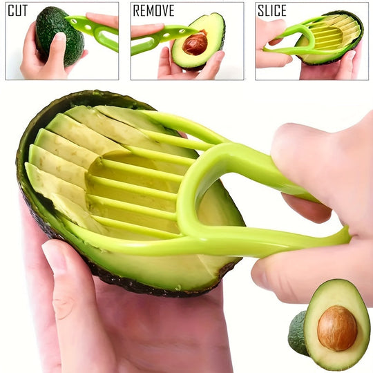 Effortless 3in1 Avocado Slicer for Home  Outdoors