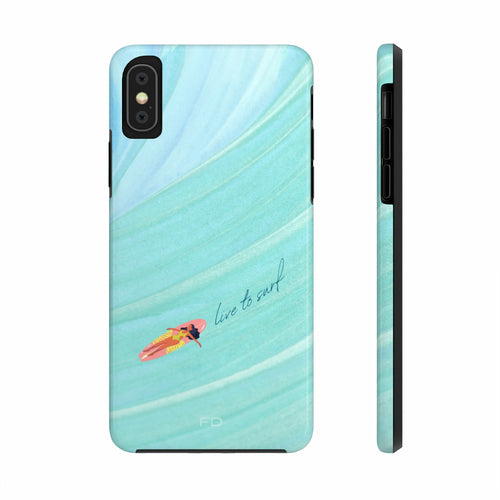 Live to Surf iPhone Case – Stylish, Durable Protection