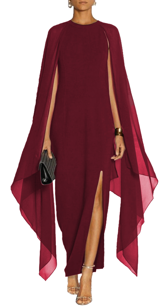 WOMEN DRESS ILEANA - BORDO