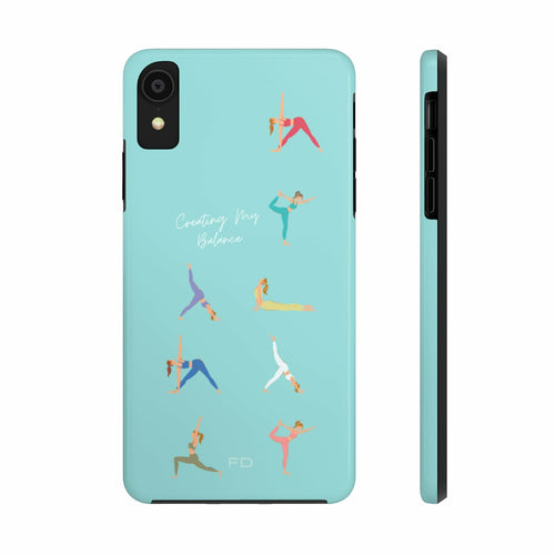 Yoga Poses iPhone Case with Wireless Charging – Stylish & Functional Protection