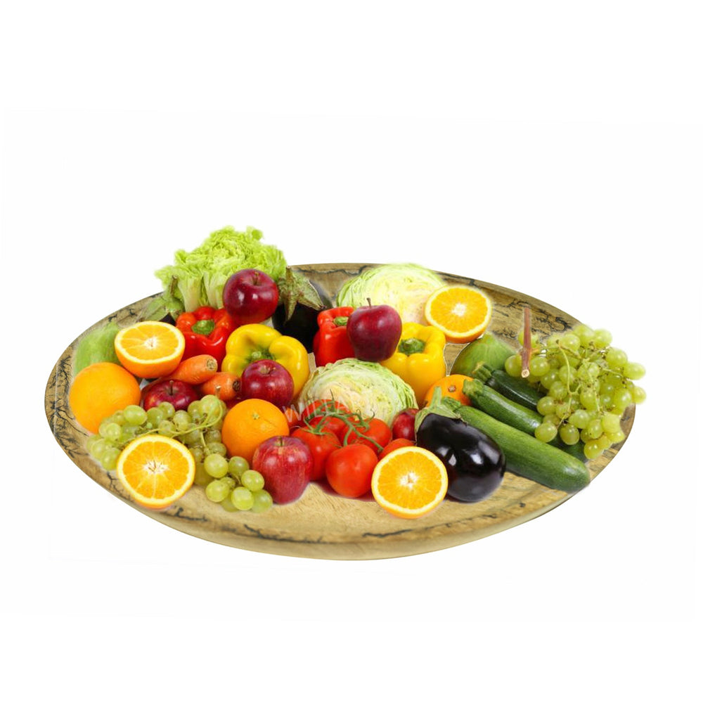 Wooden Fruit Basket for Home Kitchen Office