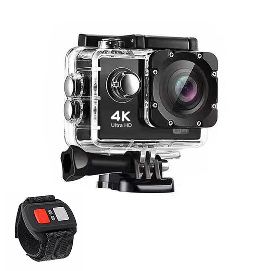 4K Waterproof WiFi Camera with Remote