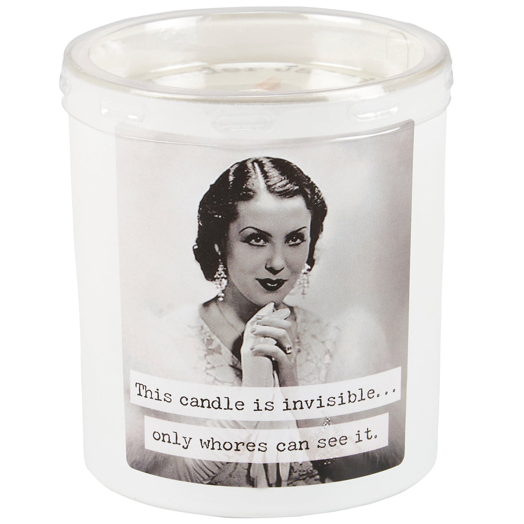 Whores Candle | Vintage Photograph Double Sided Design | Soy Wax