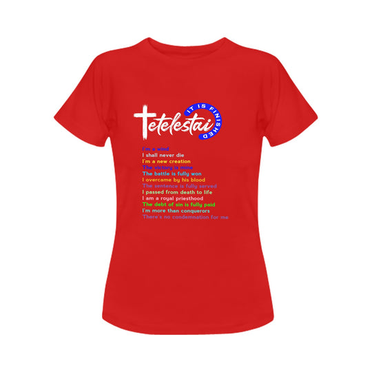 Women's Tetelestai Short Sleeve T-shirt