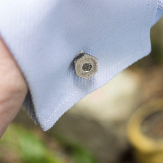 Agonal Screw Cufflinks