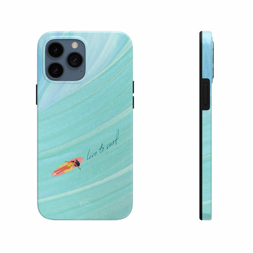 Live to Surf iPhone Case – Stylish, Durable Protection