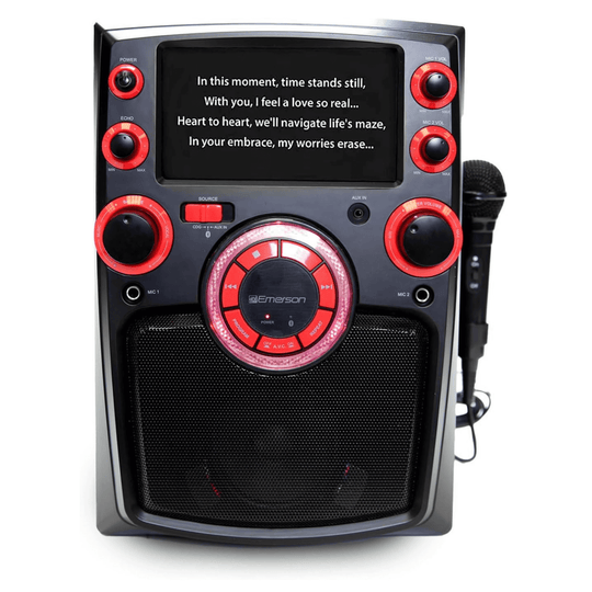 Emerson Bluetooth Karaoke System with Mic