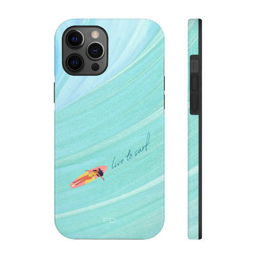 Live to Surf iPhone Case – Stylish, Durable Protection