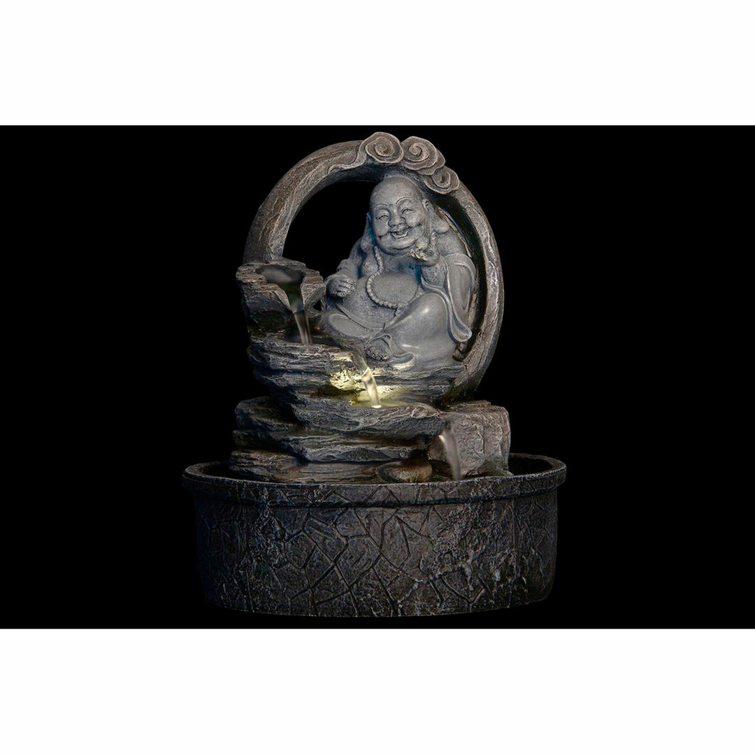 Garden fountain DKD Home Decor 21 x 21 x 25 cm Buddha Resin Oriental