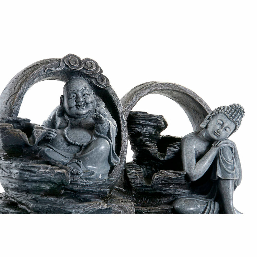 Garden fountain DKD Home Decor 21 x 21 x 25 cm Buddha Resin Oriental