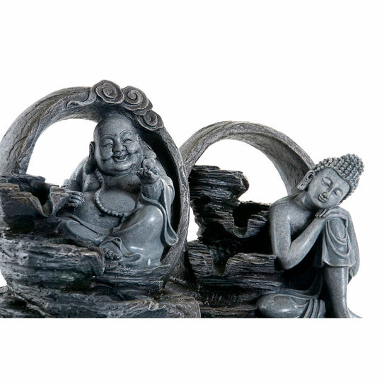 Garden fountain DKD Home Decor 21 x 21 x 25 cm Buddha Resin Oriental
