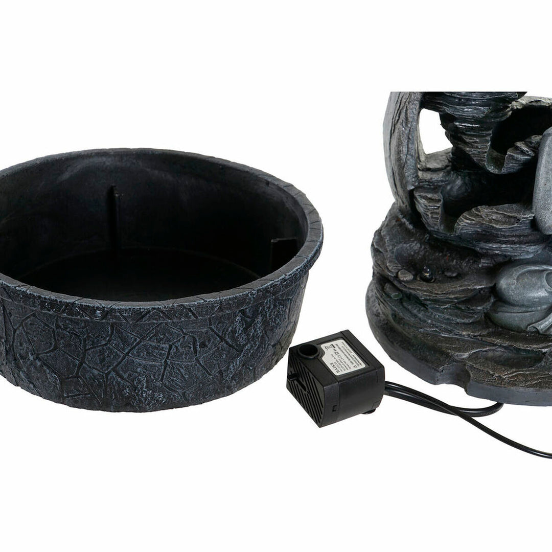 Garden fountain DKD Home Decor 21 x 21 x 25 cm Buddha Resin Oriental