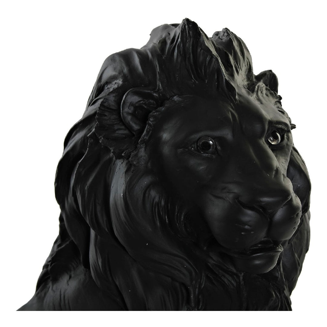 Decorative Figure DKD Home Decor RF-181551 Black Golden Resin Lion 38