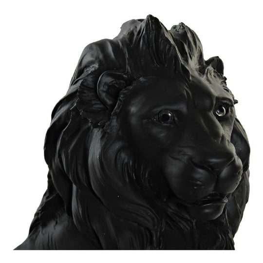 Decorative Figure DKD Home Decor RF-181551 Black Golden Resin Lion 38