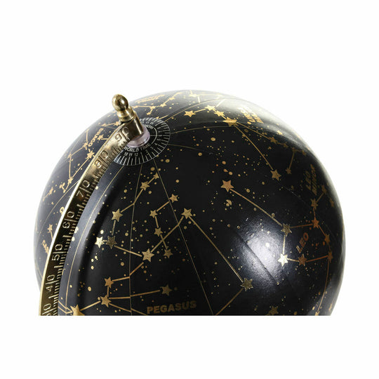 Globe DKD Home Decor 20 x 20 x 33 cm Black Golden Brown Colonial