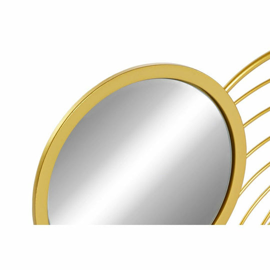 Wall mirror DKD Home Decor Mirror Golden Metal (87 x 3 x 54 cm)