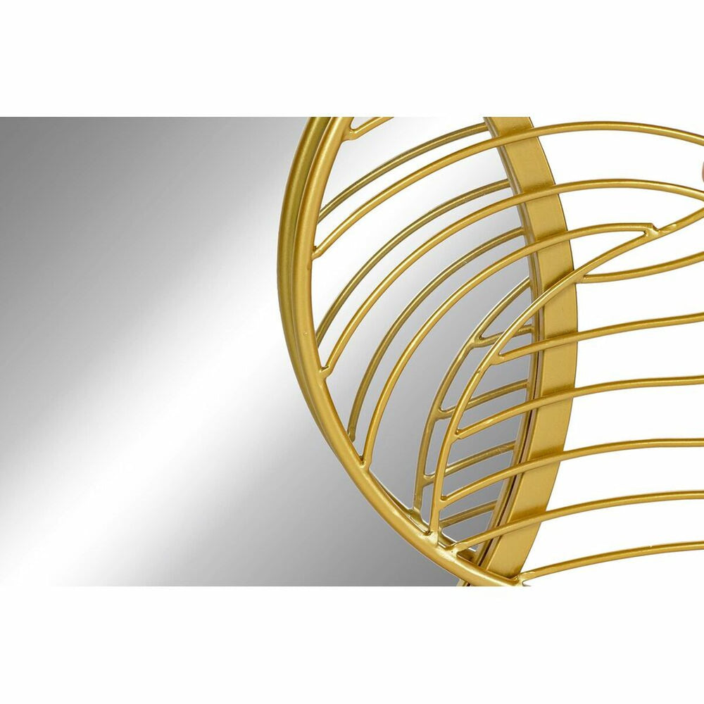 Wall mirror DKD Home Decor Mirror Golden Metal (87 x 3 x 54 cm)