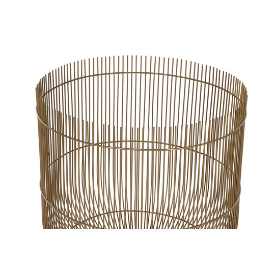 Planter DKD Home Decor Golden Metal (34,5 x 34,5 x 87 cm)