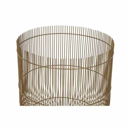 Planter DKD Home Decor Golden Metal (34,5 x 34,5 x 87 cm)
