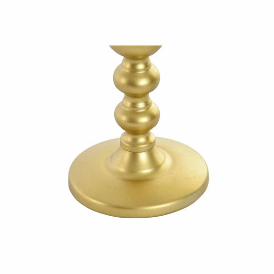 Candle Holder DKD Home Decor Golden Metal Crystal 10 x 10 x 41 cm