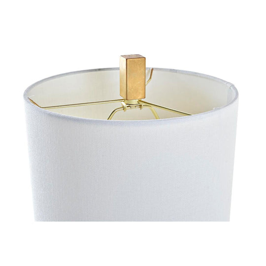 Desk lamp DKD Home Decor Golden Metal White 220 V 50 W 25 x 25 x 60 cm