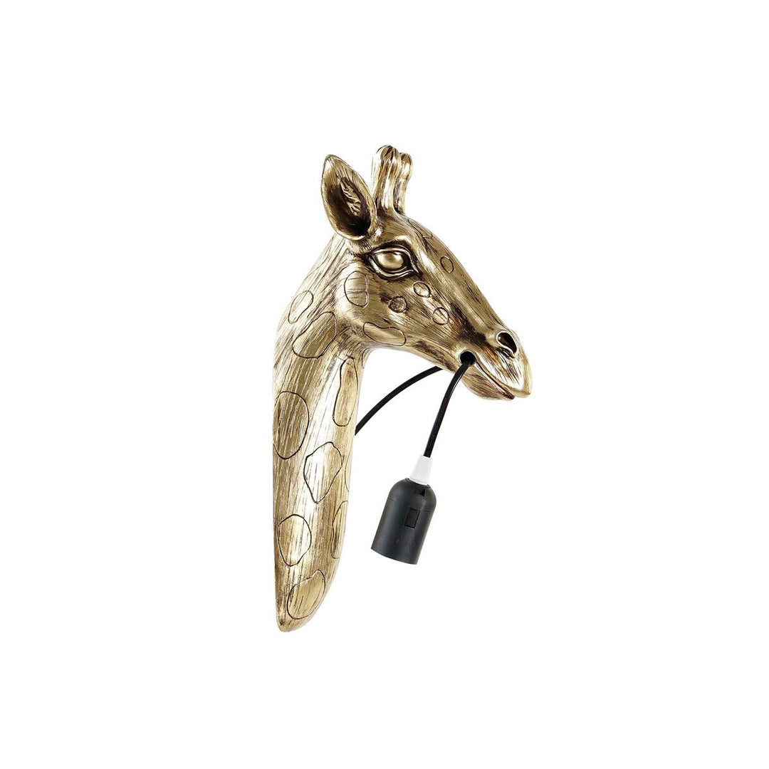 Wall Lamp DKD Home Decor Golden Resin 50 W Colonial Giraffe 220 V 21 x