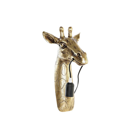 Wall Lamp DKD Home Decor Golden Resin 50 W Colonial Giraffe 220 V 21 x