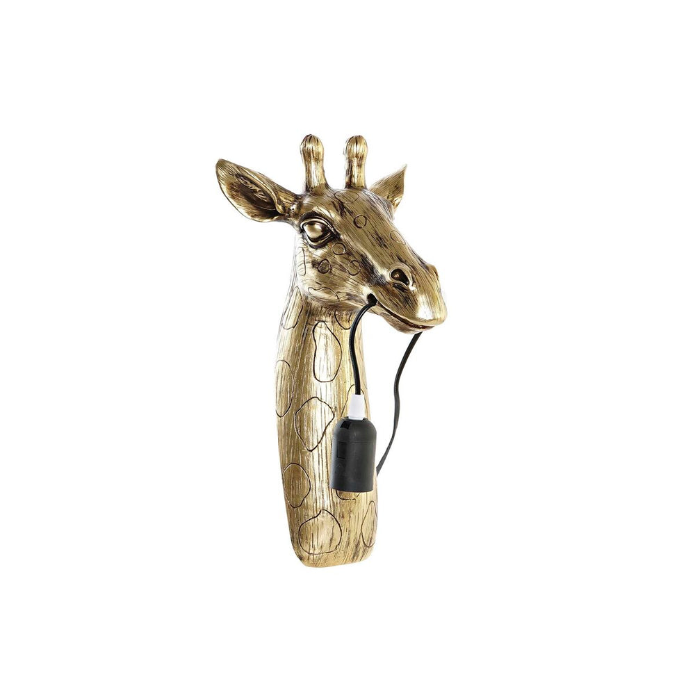 Wall Lamp DKD Home Decor Golden Resin 50 W Colonial Giraffe 220 V 21 x