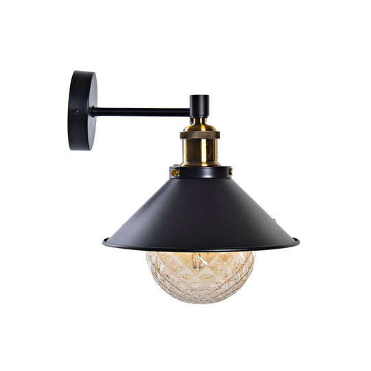 Wall Lamp DKD Home Decor Black Golden Metal 220 V 50 W (52 x 24 x 20