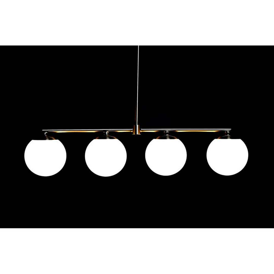 Ceiling Light DKD Home Decor Golden White (82 x 15 x 20 cm)