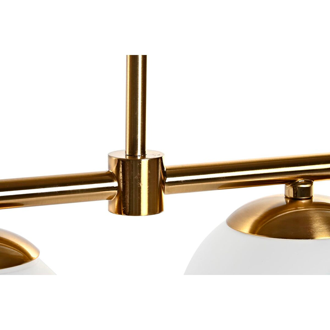 Ceiling Light DKD Home Decor Golden White (82 x 15 x 20 cm)