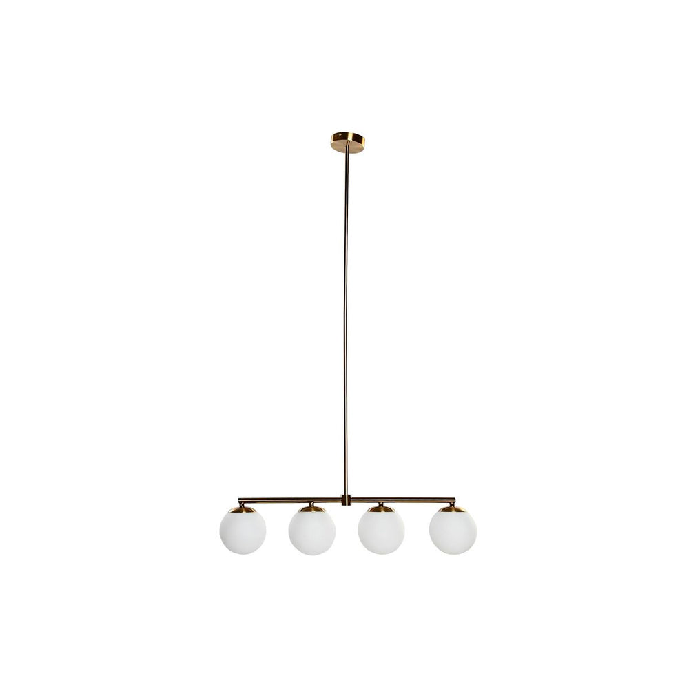 Ceiling Light DKD Home Decor Golden White (82 x 15 x 20 cm)