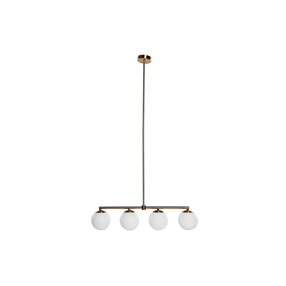 Ceiling Light DKD Home Decor Golden White (82 x 15 x 20 cm)