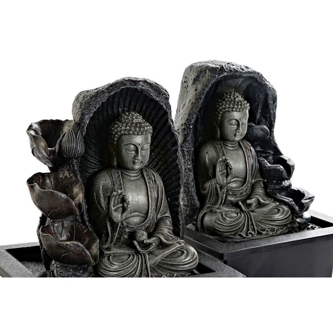 Garden fountain DKD Home Decor 21 x 17,5 x 25 cm Buddha Resin Oriental