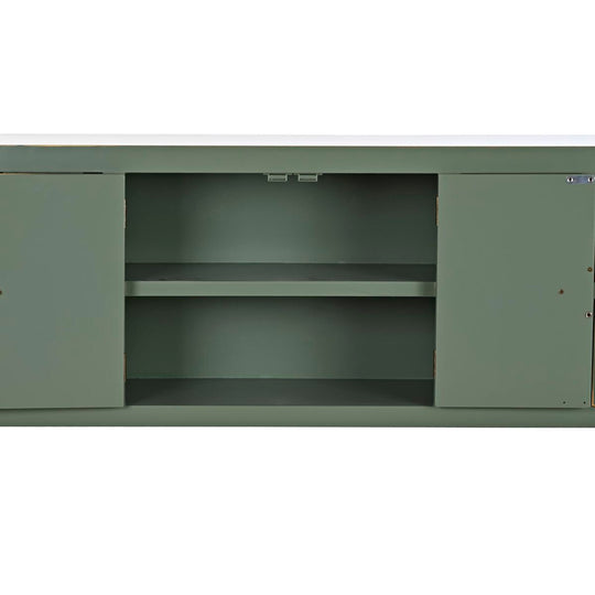 TV furniture DKD Home Decor White Black Green Golden Metal Fir MDF