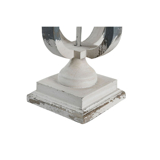 Desk lamp DKD Home Decor 44,5 x 44,5 x 83,5 cm Fir Blue Golden Metal