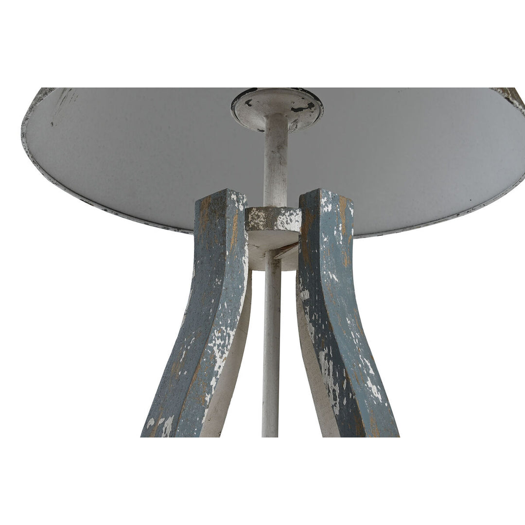 Desk lamp DKD Home Decor 44,5 x 44,5 x 83,5 cm Fir Blue Golden Metal