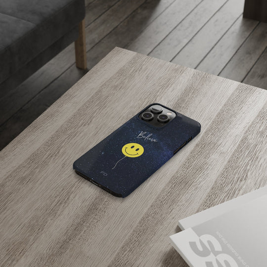 Smiley Space iPhone 14 Case – Fun & Cosmic Protection