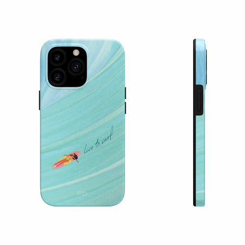 Live to Surf iPhone Case – Stylish, Durable Protection