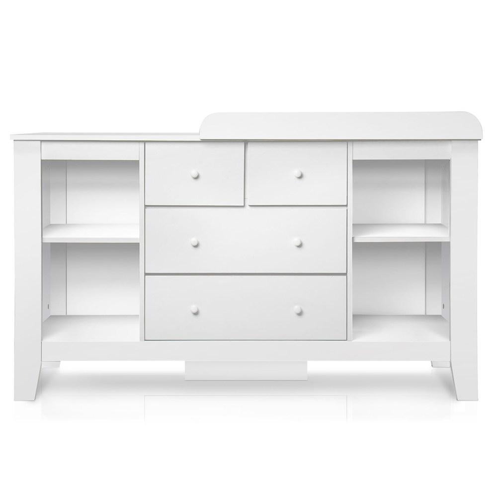 Keezi Baby Changing Table Diaper Station Drawers Chest Cabinet Nursery