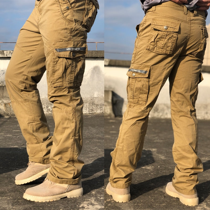 Bapai Men's Fashion Work Pants Outdoor Wear-resistant Mountaineering
