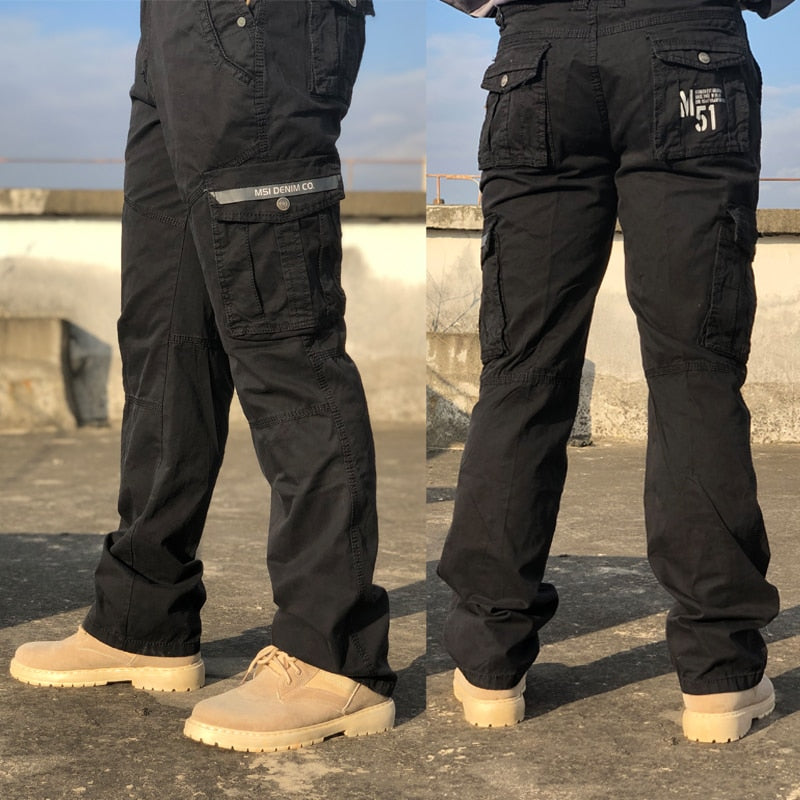 Bapai Men's Fashion Work Pants Outdoor Wear-resistant Mountaineering