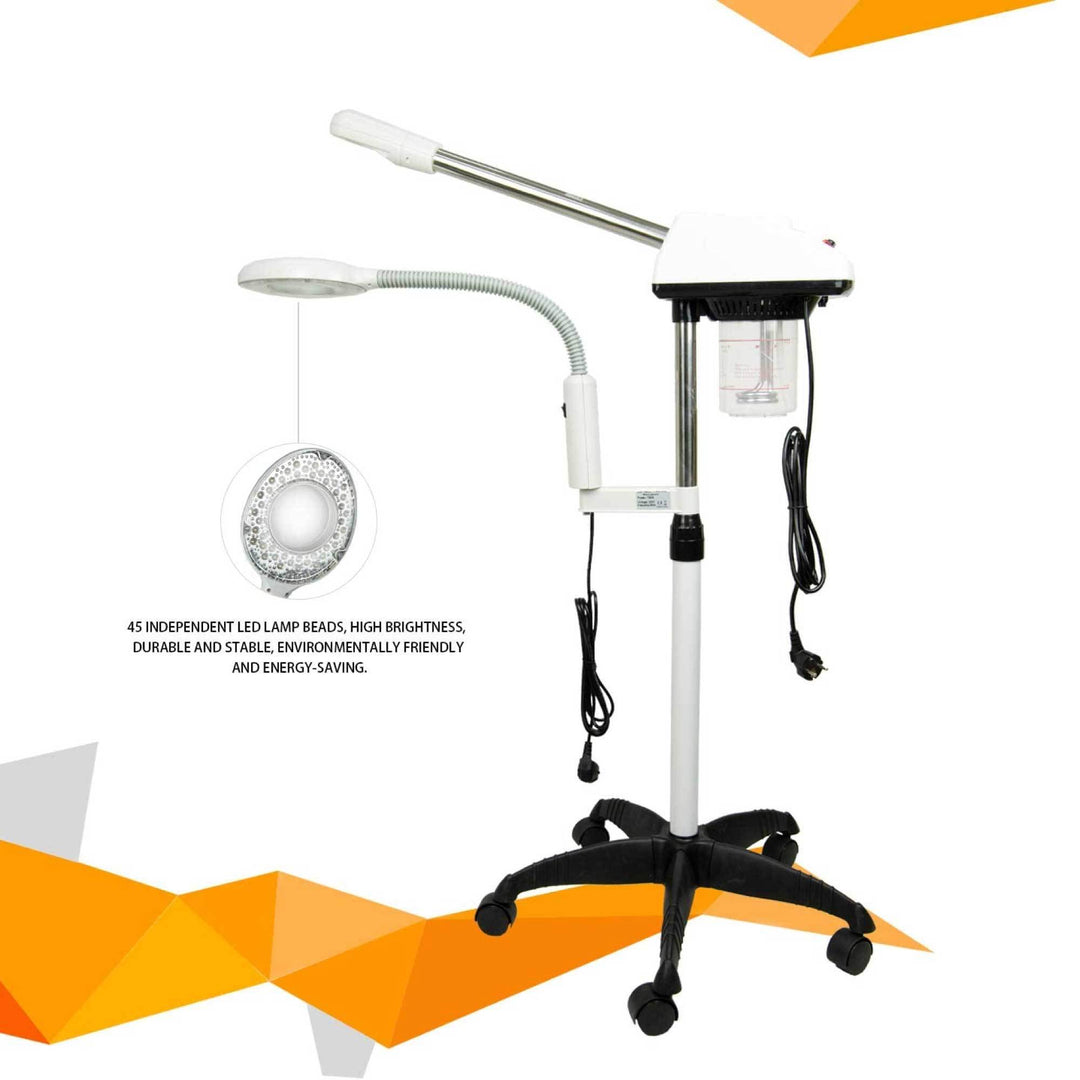 Facial Steamer and Magnifying Lamp 2in1 Beauty Machine Face Spa