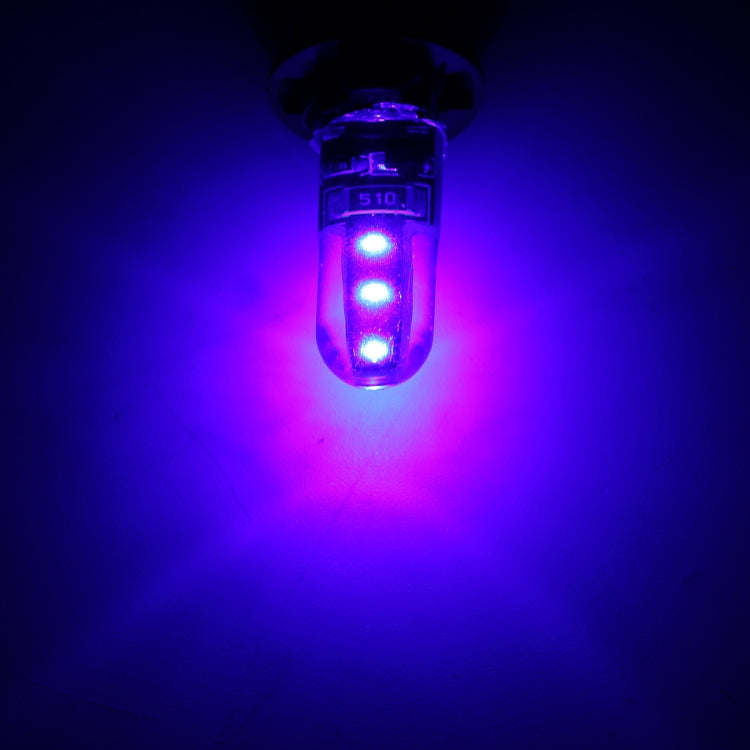 10 PCS T10 DC12V / 1W Car Clearance Light COB Lamp Beads (Blue Light)