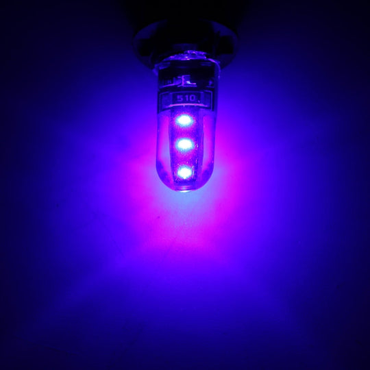 10 PCS T10 DC12V / 1W Car Clearance Light COB Lamp Beads (Blue Light)