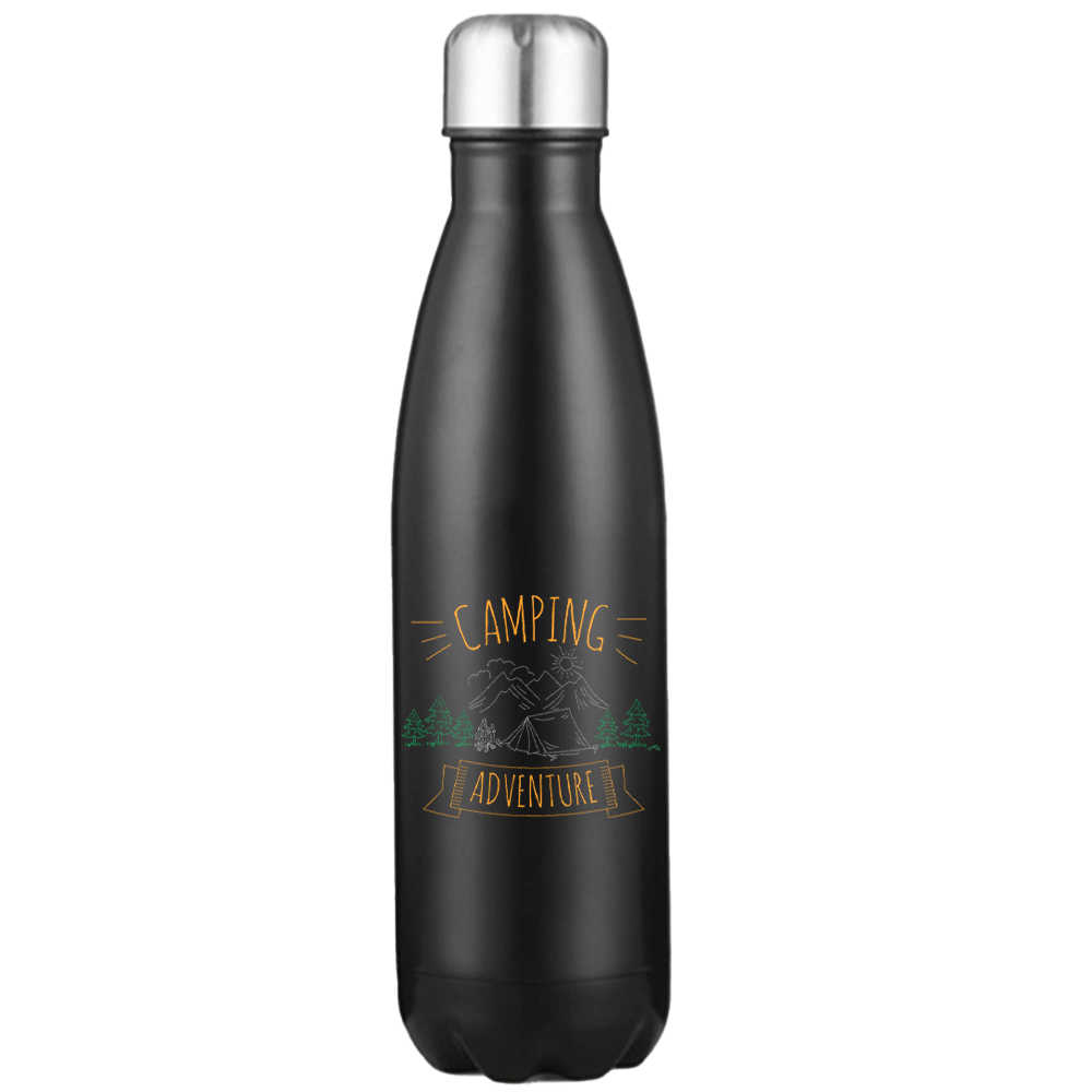 Camping Adventure 17oz Stainless Water Bottle